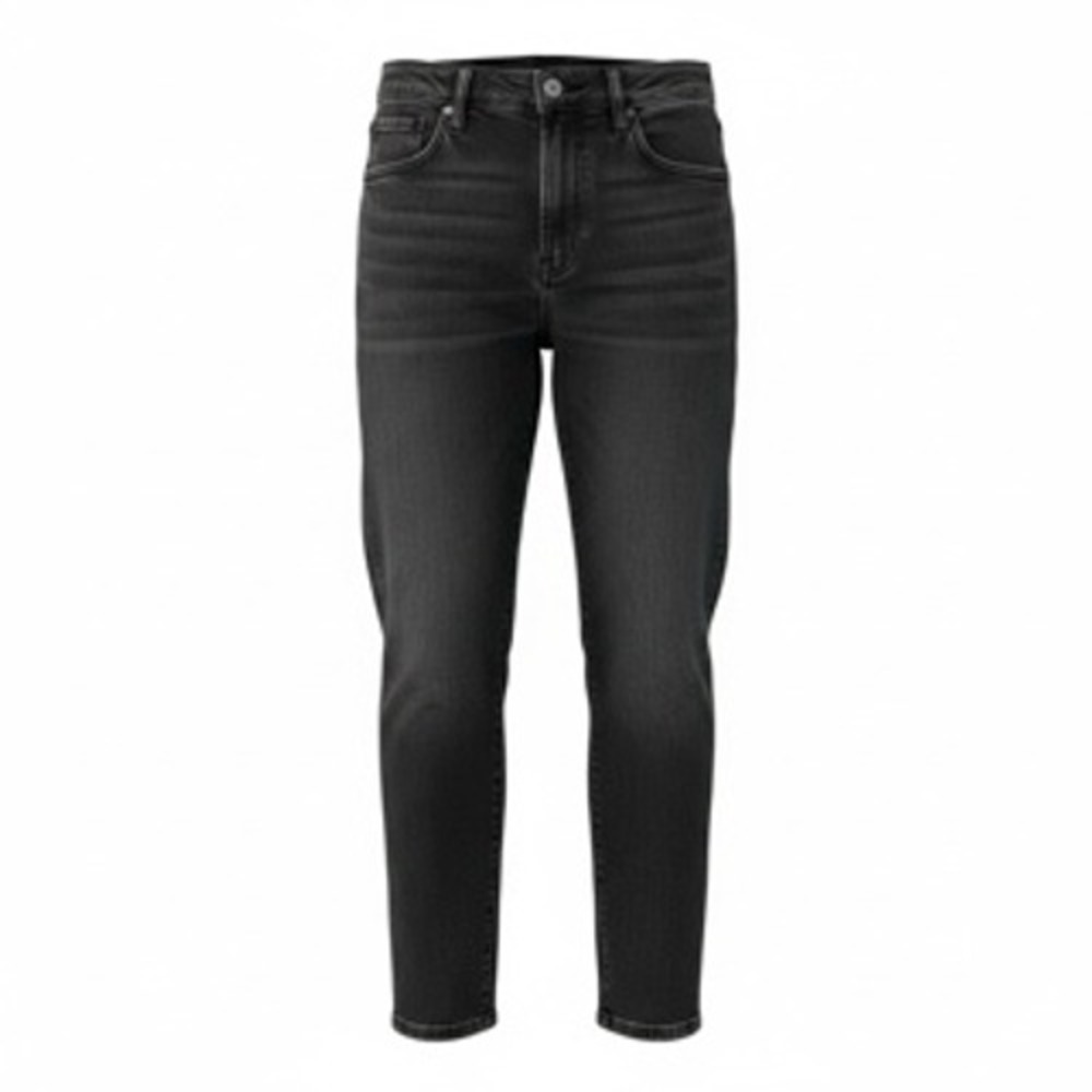 GAP Denim‎ High Rise Cigarette Jeans Faded Black Raw Hem 28 46-48/72cm